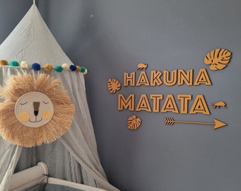 art mural hakuna matata disney hakuna matata pépinière hakuna matata disney roi lion baby shower hakuna matata le roi lion art mural baby shower