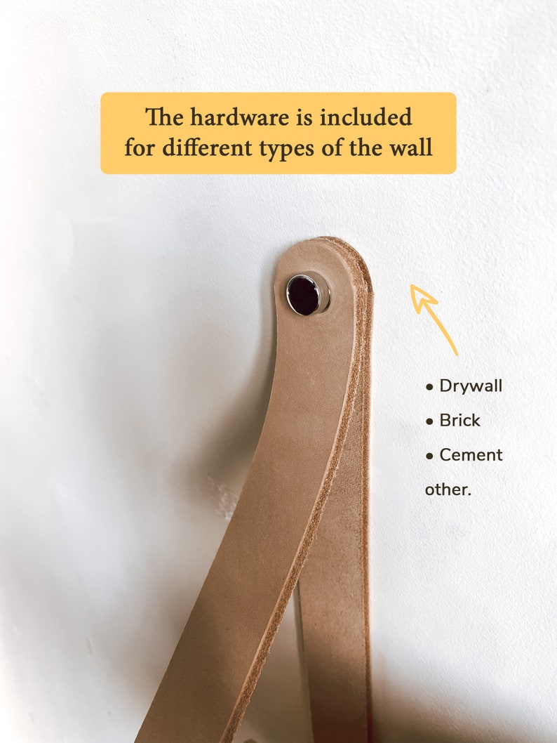 Leather Strap Shelf Floating Shelf With Leather Straps Nursery Etsy