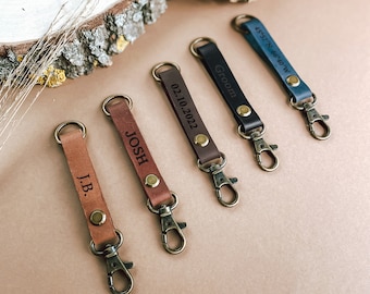 Custom leather Keychain Personalized Leather Keychain wedding favor Keychain keychain personalize engraved leather keychain customized