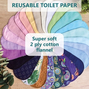 carta igienica riutilizzabile, salviette riutilizzabili, salviette di stoffa riutilizzabili, rotolo di carta igienica, flanella per WC