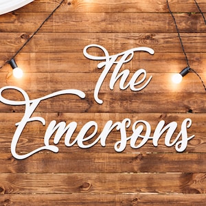 Custom last name wooden wedding sign Rustic wood surname sign Personalized wedding wall decor Backdrop sign for reception Unique wedding art