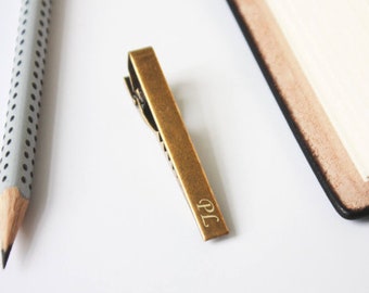 Vintage Tie Clip personaliseren tie bar aangepaste tie clip tie clip personaliseren tie bar personaliseren tie clip metalen tie clip cadeau voor bruidegom