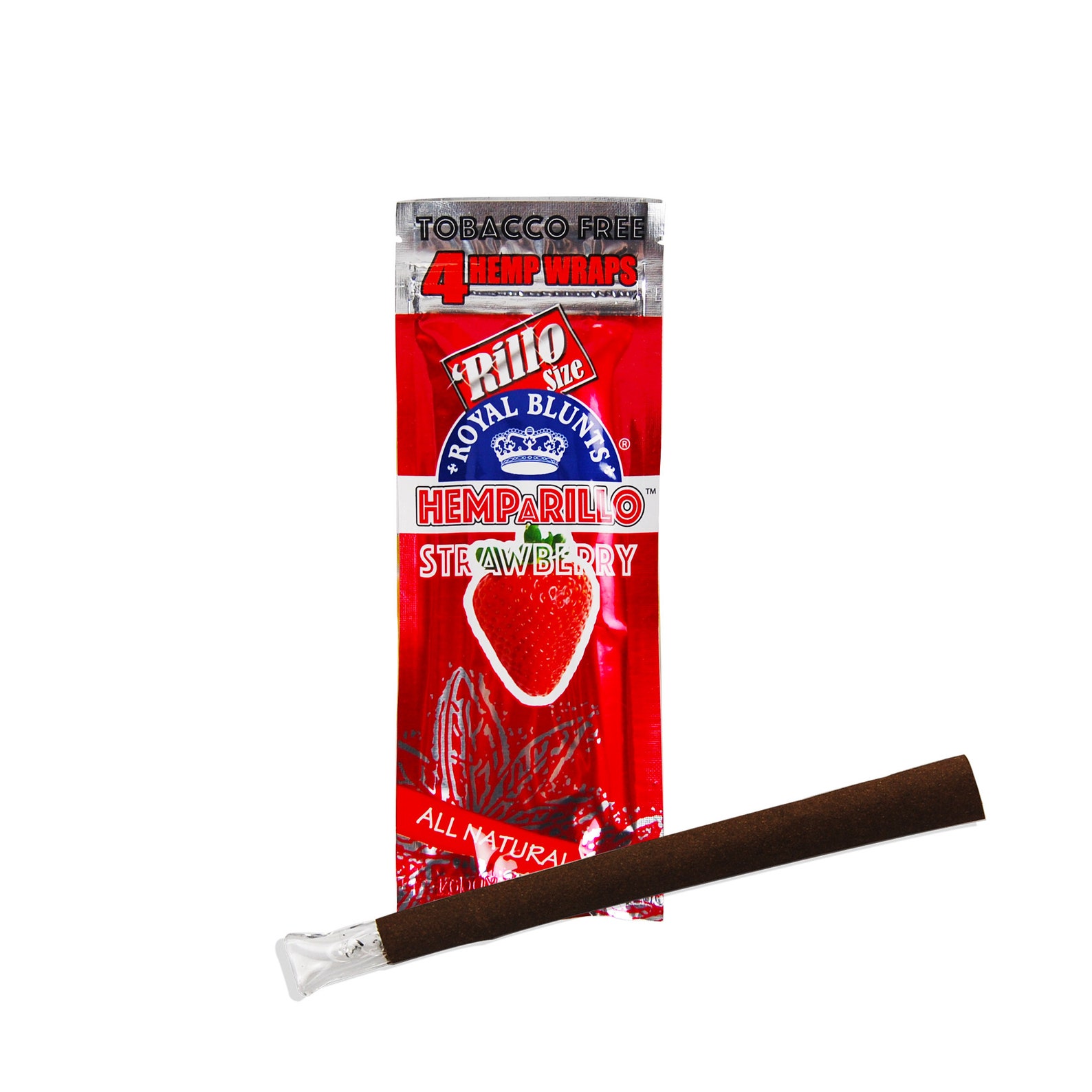 HEMPaRILLO Strawberry Hemp Blunt Wraps Tobacco Free Blunts Etsy