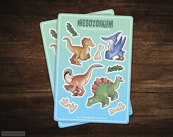 Mesozoikum (Vinyl Stickerbogen)