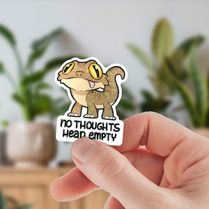 Head Empty - Meme (Vinyl Sticker)