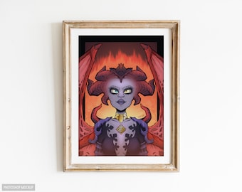 Daughter of Hell (A4 Artprint)