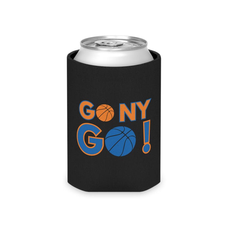 Ga naar New York! Blikjeskoeler | Basketbalfan drankje Cozie Regular Can