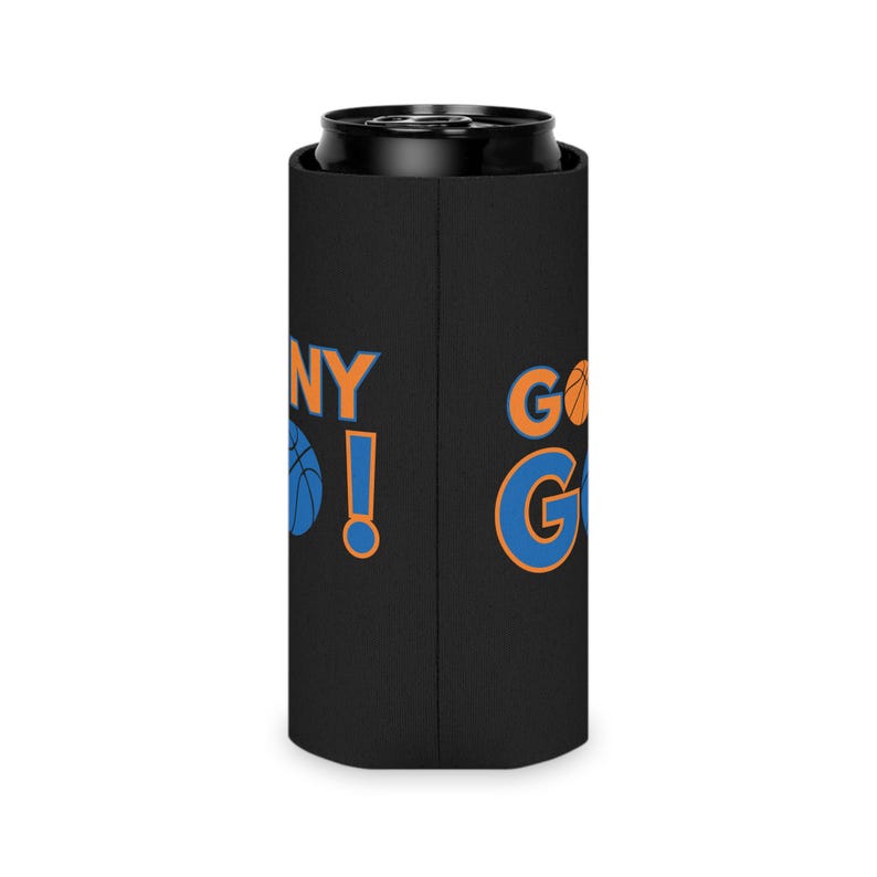 Ga naar New York! Blikjeskoeler | Basketbalfan drankje Cozie afbeelding 8