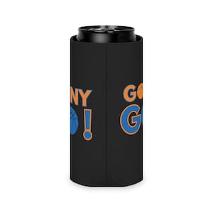 Ga naar New York! Blikjeskoeler | Basketbalfan drankje Cozie afbeelding 6