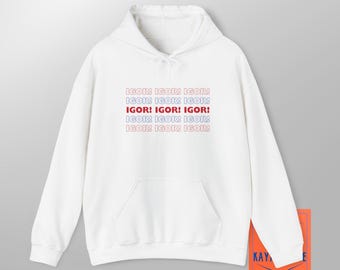 Igor Shesterkin Rangers Unisex Heavy Blend™ Hooded Sweatshirt up to 5x | New York Rangers Hoodie, LGR, Hockey Hoodie, Ranger goalie, NYR