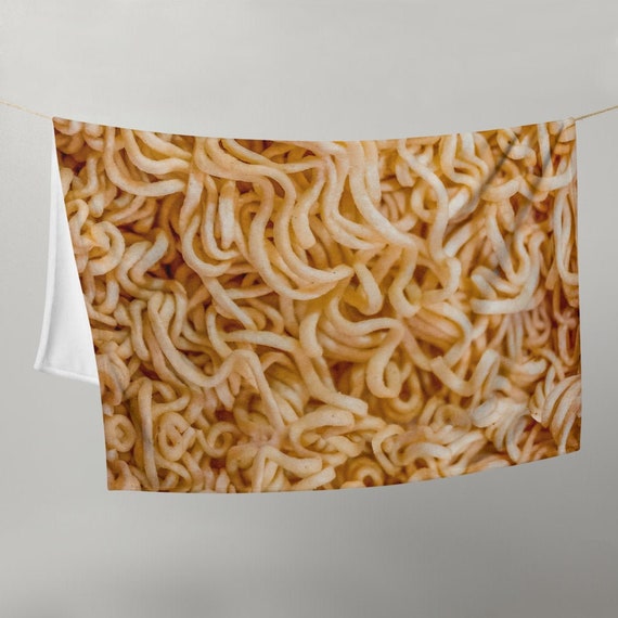 Funny Ramen Blanket Noodles Blanket Spaghetti Blanket Etsy