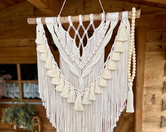 Macrame Wall Hanging con 19 nappe Decorazione Boho Decor Wall Decor