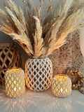 Macrame tealight holder/vase, available individually or in a set of 3.