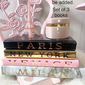 Decorative Book set Books for decor statement books entryway table decor fashion books  books for decor customizable books mantle decor