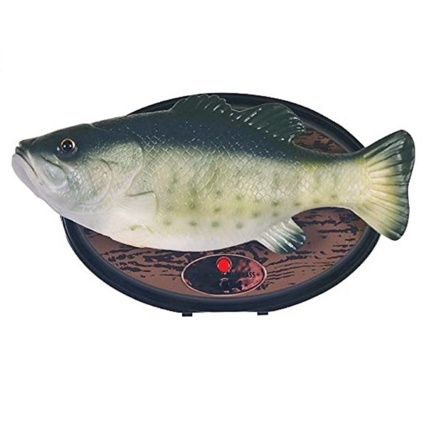 Big Mouth Billy Bass the Singing Sensation Sings "I Will Survive" and " Dont Worry Be Happy" with Motion | Funny Wall Decoration Home Gift