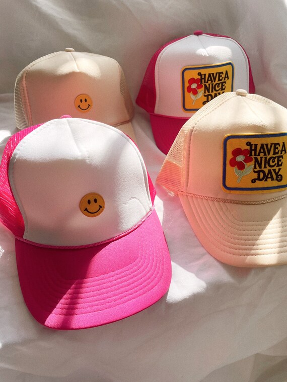 Smiley Face Trucker Hat // Have a Good 