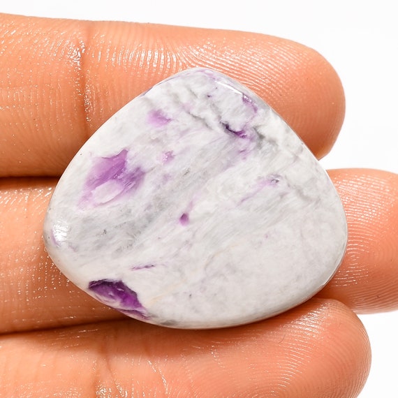 Marvellous Top Grade Quality 100% Natural Kemmererite Heart Shape Cabochon  Loose Gemstone for Making Jewelry 36.5 Ct. 25X29X6 Mm HM-14347 