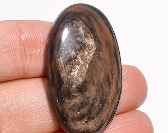 Stunning Top Grade Quality 100% Natural Golden Rainbow Obsidian Oval Shape Cabochon Gemstone For Making Jewelry 39 Ct. 37X22X7 mm AA-11495