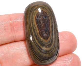 Outstanding A One Quality 100% Natural Rainbow Eye Obsidian Radiant Cabochon Loose Gemstone For Making Jewelry 49.5 Ct. 36X19X8 mm AA-11803