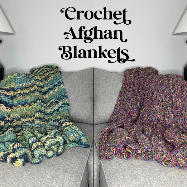 Afghan Blanket for Sale Etsy