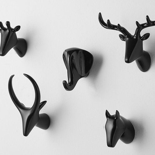Vivid Modern Wall Hooks Animal Decorative Wall Hooks Handmade Etsy