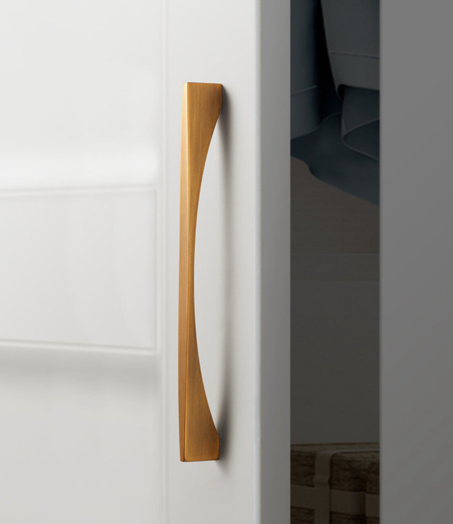 Modern Style Handles Gold Drawer Dresser Cupboard Pulls Black Etsy