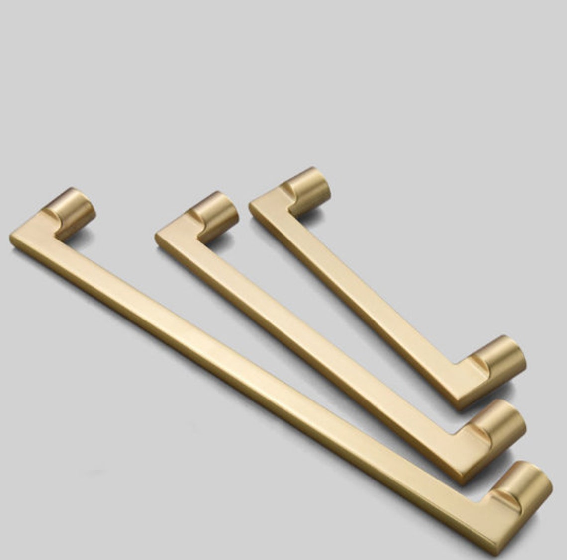 Unique Gold Handles Solid Kitchen Pull Door Handles Etsy