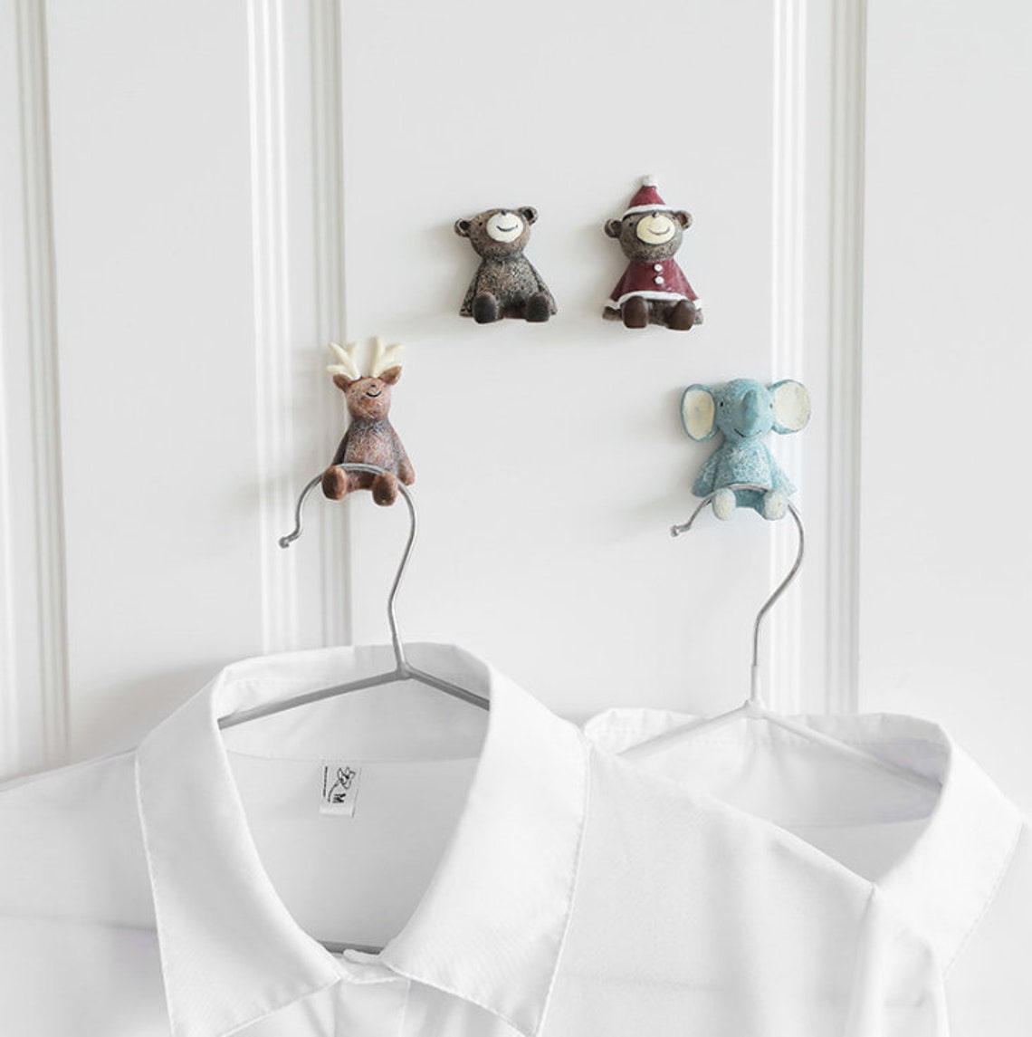 Cute Animal Decorative Wall Hooks Modern Wall Hooks Handmade Etsy