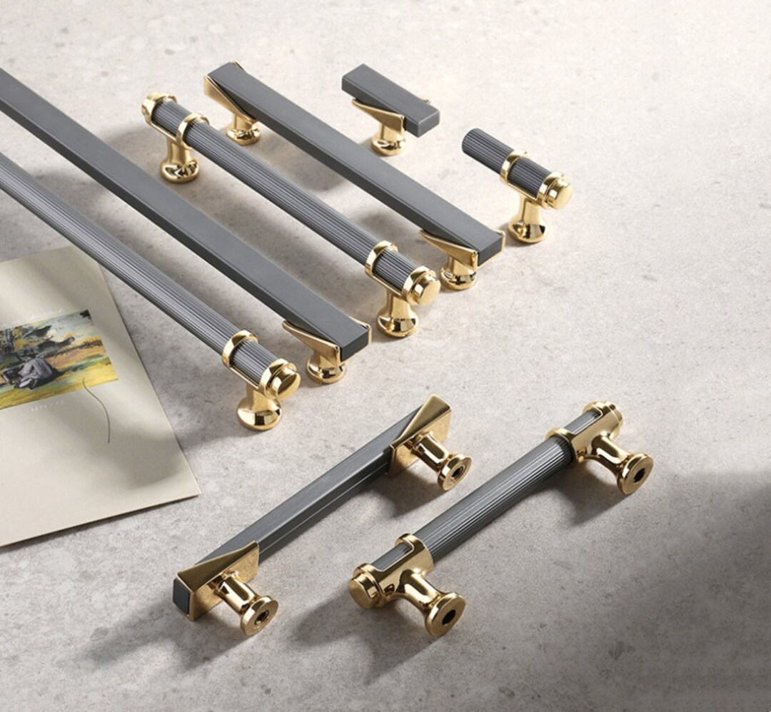 Modern Premium Black Gold Pulls Modern Door Handles Design