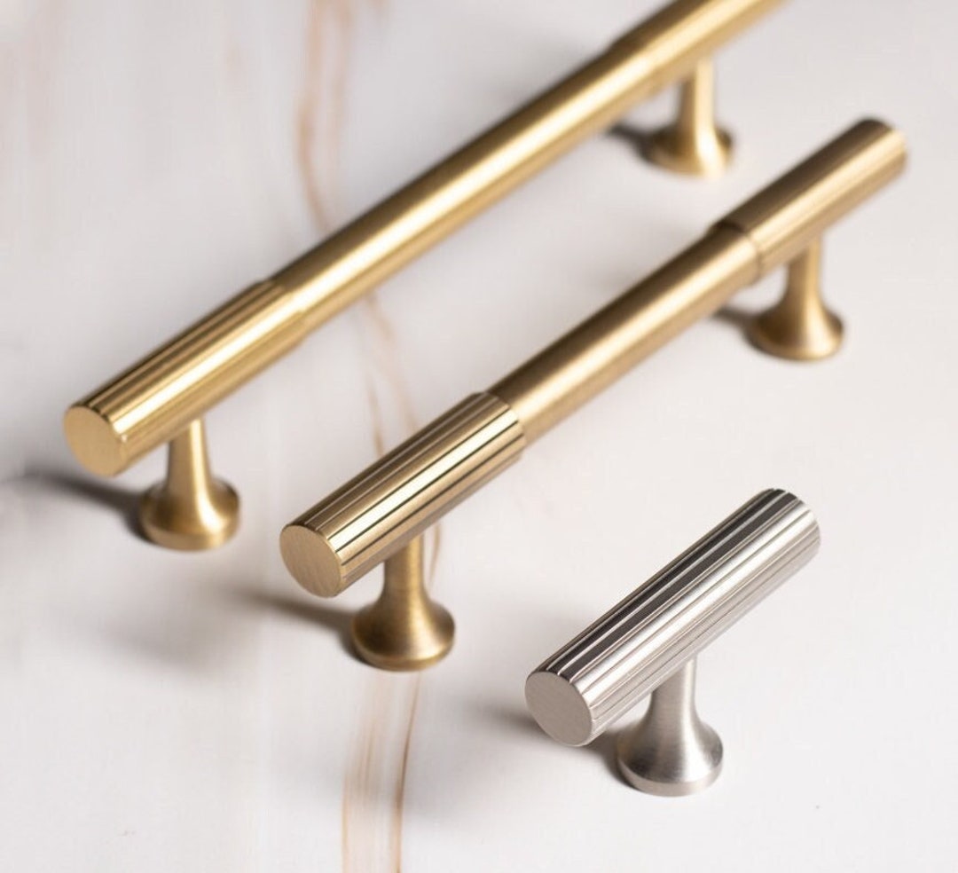 Highend Handles Kitchen Pulls Gold Modern Door Etsy