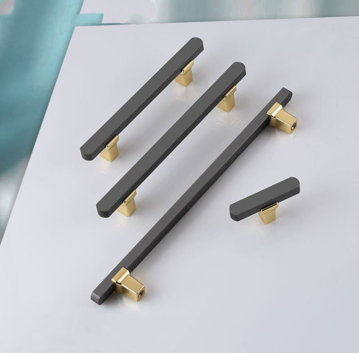 Extra Long Brushed Gold Drawer Wardrobe Pulls Kitchen Etsy