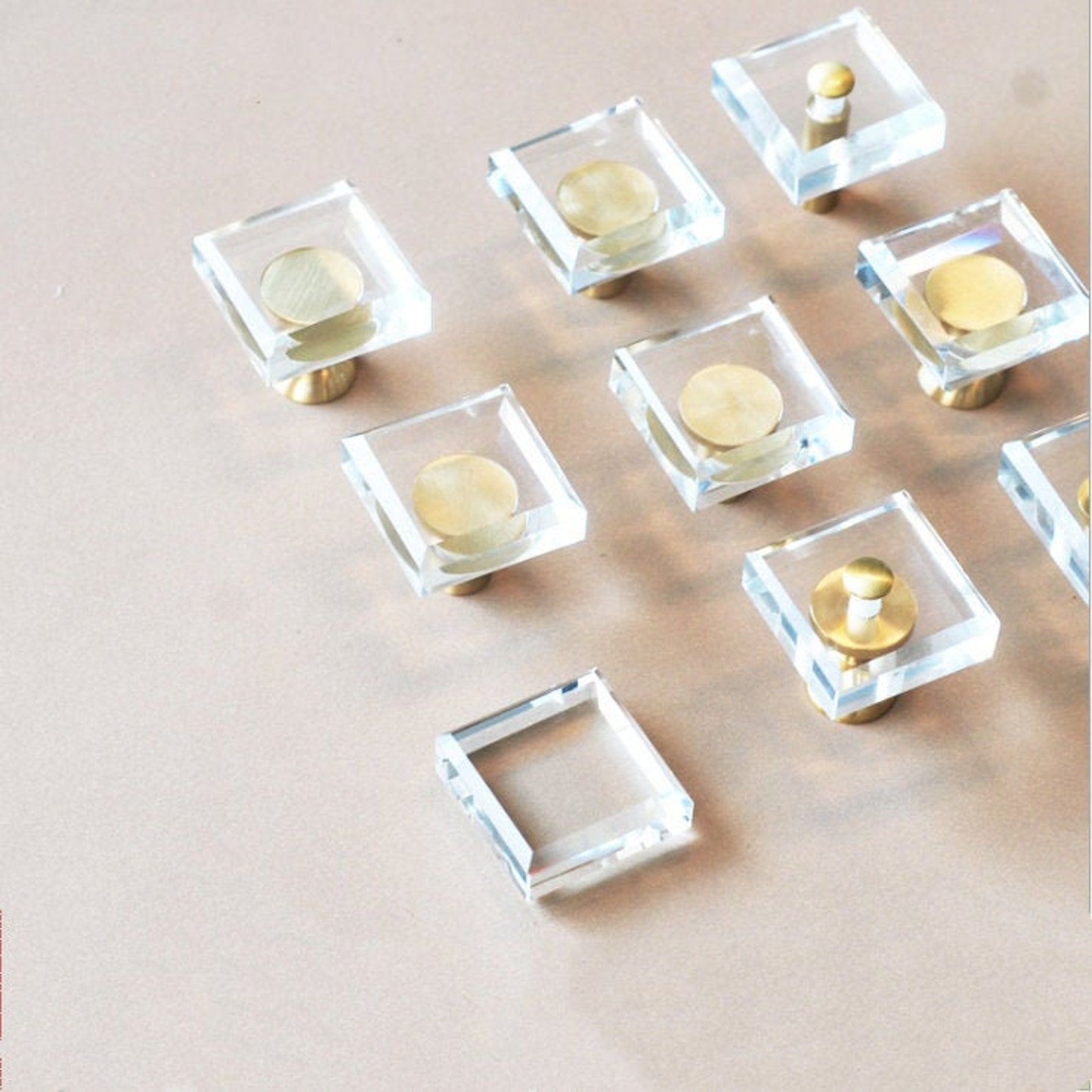 Transparente reine Kupfer Tür Griffe Schrank Schrank Kommode | Etsy