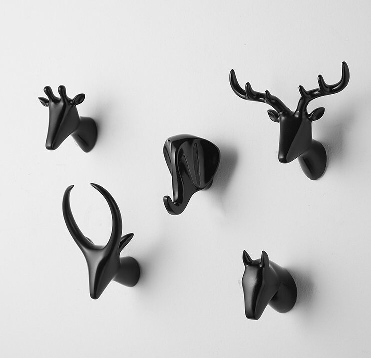 Elegant Modern Wall Hooks Animal Decorative Wall Hooks Etsy