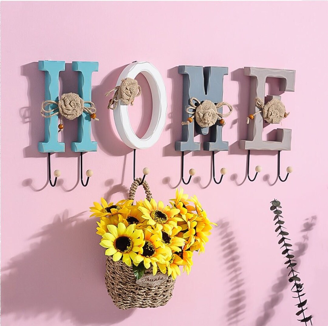 Combination Wall Hooks Decorative Wall Hooks Handmade Coat Etsy