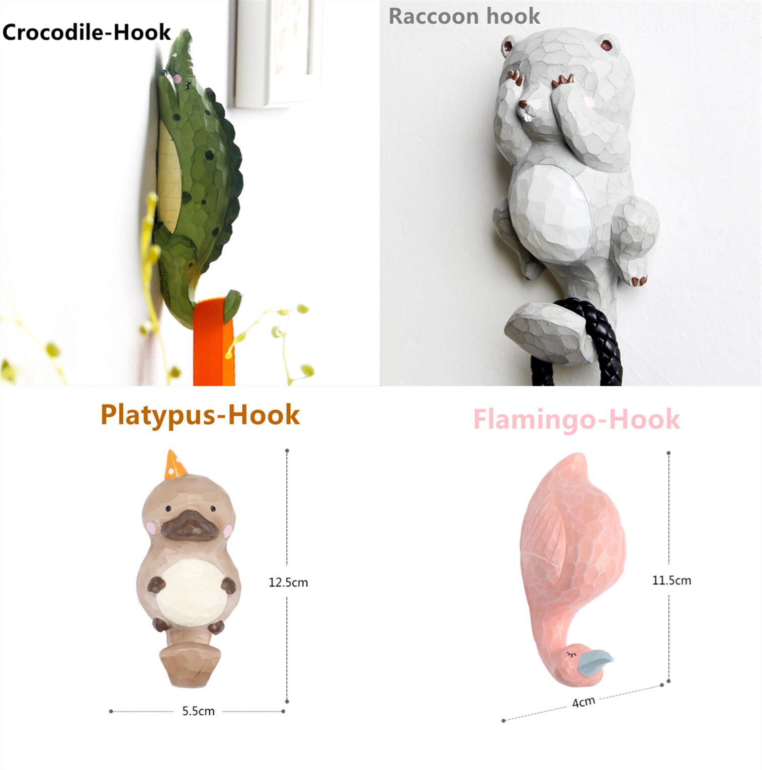 Cute Modern Wall Hooks Animal Decorative Wall Hooks Handmade Etsy