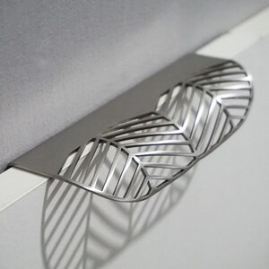 Edelstahl lassen zieht Schrank Griffe versteckte Schrank Tür | Etsy