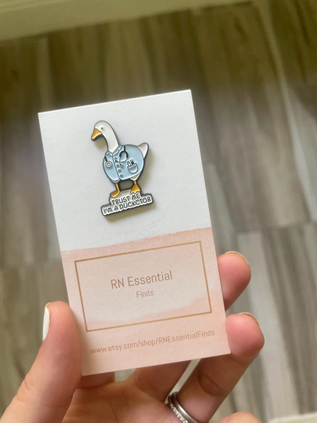 I’m a Ducktor or Dogtor Doctor Enamel Pin. Enamel Pin, Doctor Enamel ...