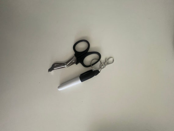 Badge Reel Accessories Mini Scissors / Mini Trauma Shear 4 Inch 