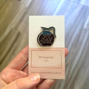 Coffee  enamel Pin, coffee pot enamel. Nurse Enamel Pin, Doctor Enamel Pin, Nurse Gift, Medical Gift, Nursing Student Gift. Gift for anyone