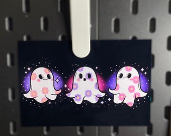 Halloween-geestenprint - traditionele tatoeage, A5-print, 4 x 6 inch print, spookprint