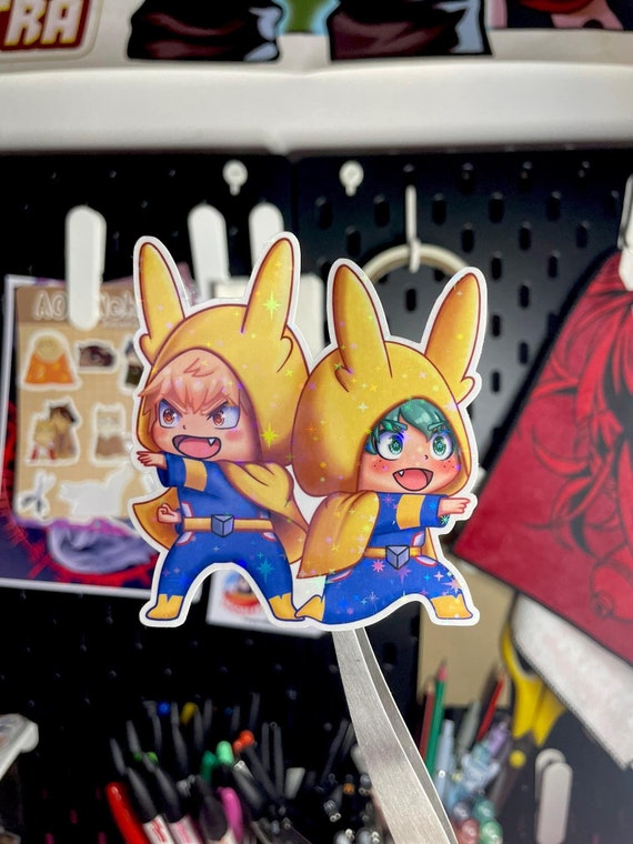 BAKUDEKU STICKER - (Buy 2 Get 1 Free), Anime Sticker, Laptop Sticker, Waterproof Anime Sticker,  Stickers, Anime Sticker, MHA Sticker
