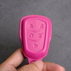 Cute Cover For Cadillac XT4 XT5 Xts ATS CTS Escalade SRX ... Cadillac Key Case Key Chain Entry Remotes - Cadillac Accessories - Gift For Her