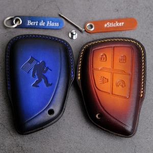 2024 2023 Cover For Chevrolet Colorado Silverado Tahoe Suburban ... Leather Key Case For Keyless Entry Remotes Chevrolet, Chevy Accessory