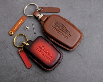 Cover For Toyota Tacoma TRD Off Road SR5 SR TRD Pro Trailhunter PreRunner ... Tacoma Key Case Key Chain Entry Remote Stamp Emblem Accessory