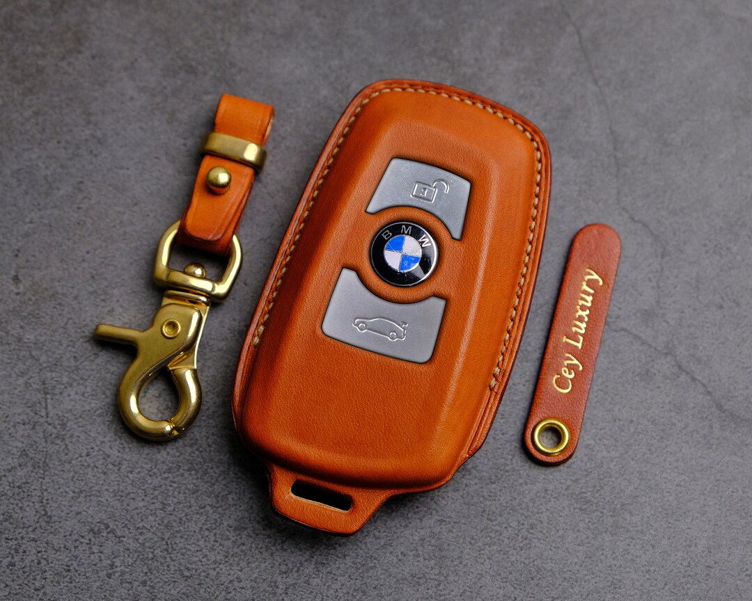 BMW Key Fob Cover (3 Buttons) - Leather Key Case for BMW - BMW ...