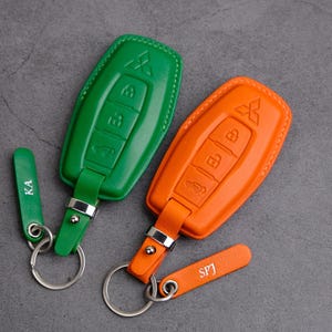 Cover For Mitsubishi Eclipse Cross Outlander Sport Mirage Lancer Pajero ... Mitsubishi Key Fob Cover Key Chain Holder Accessories