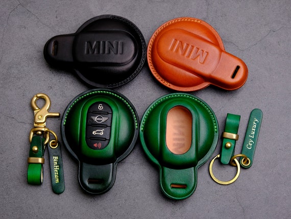 Mini Cooper Schlüsseletui Handgefertigte Lederhülle für Mini