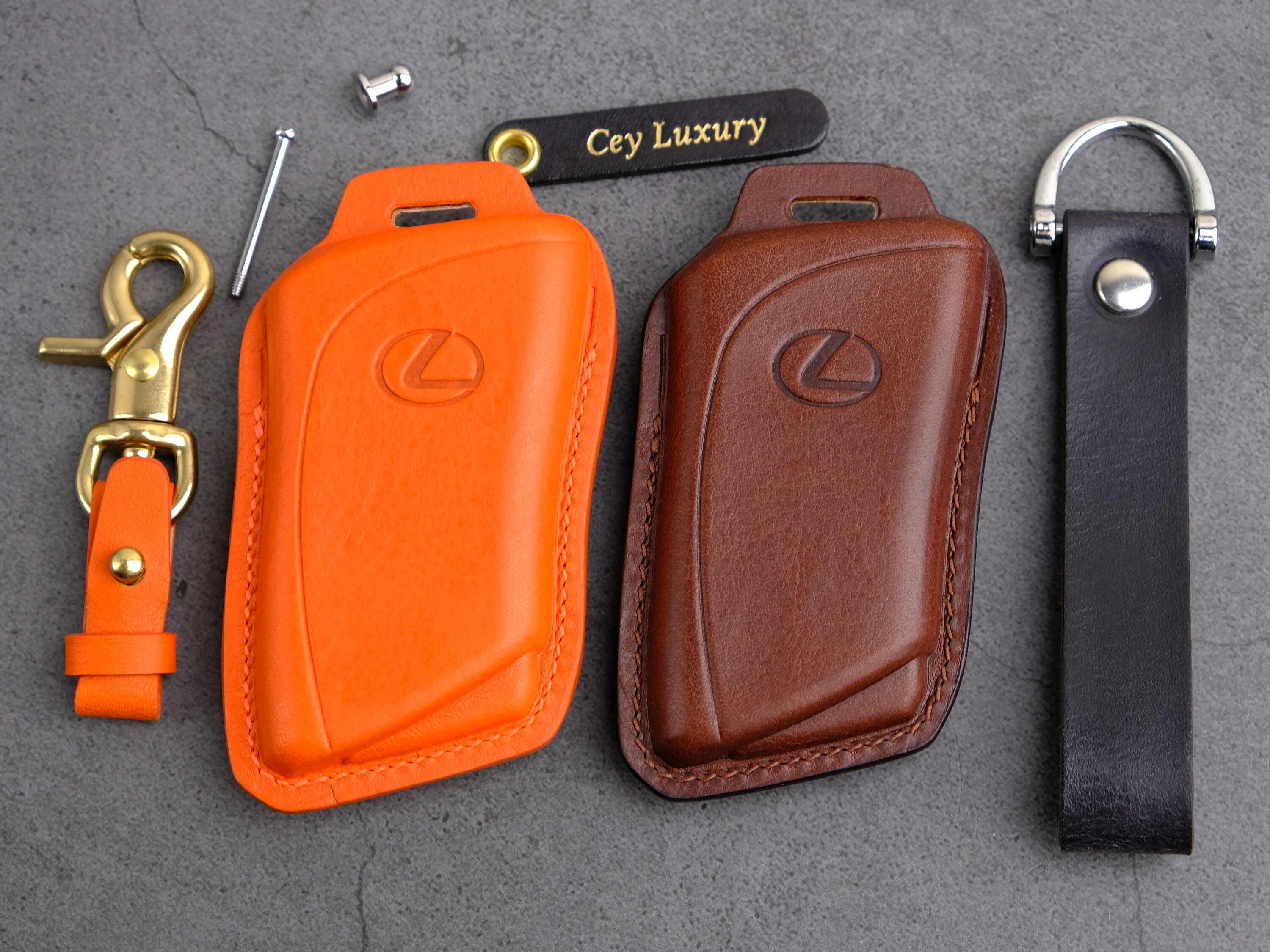 2024 2023 Lexus RX350 Key Fob Cover, Leather Key Case for Entry Remote ...