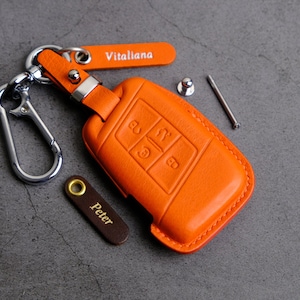 Volkswagen Atlas Key Fob Cover, Leather Key Case For VW Atlas Jetta Golf Magotan Passat B8 MK7 Golf7 Beetle Caddy T5 Eos Tiguan VW Accessory