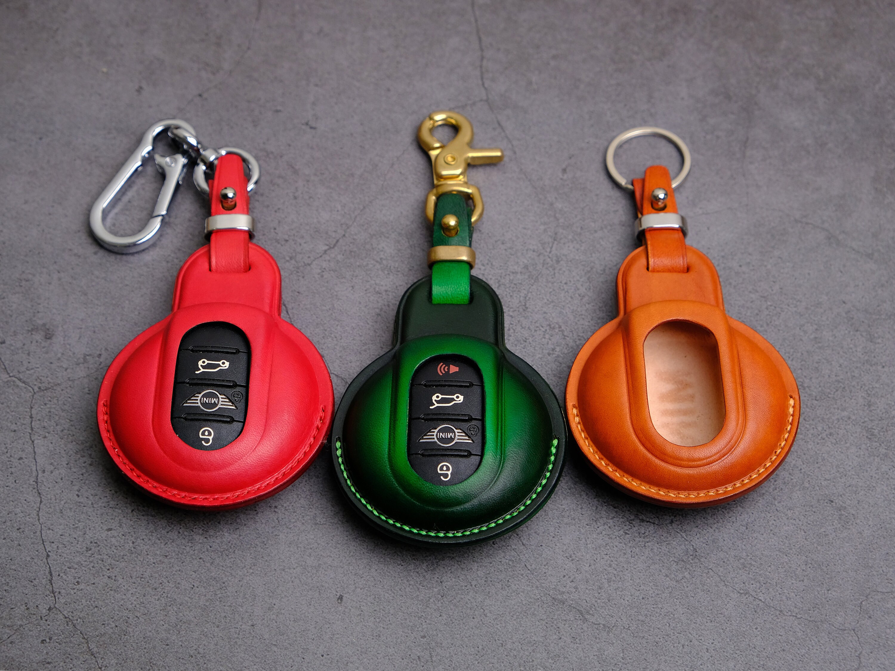 HIBEYO Custodia per chiave auto adatta per BMW MINI Cooper S